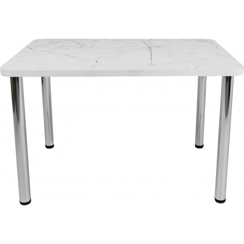 Обеденный стол TN002, 100x60x75см, белый